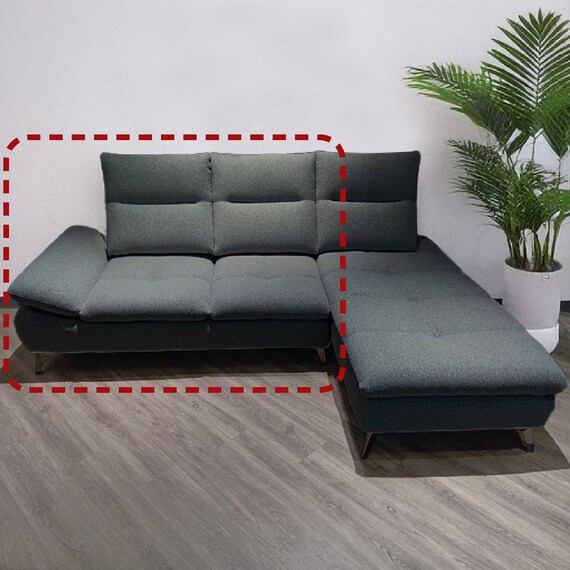 布張り片肘2人掛けソファ(ヴァリS 右肘 DGY)【島忠ホームズ商品】 1枚目画像