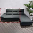 布張り片肘2人掛けソファ(ヴァリS 右肘 DGY)【島忠ホームズ商品】 1枚目画像