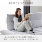 布張り片肘2人掛けソファ(ヴァリS 右肘 DGY)【島忠ホームズ商品】 6枚目画像