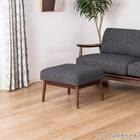 布張りスツール(ソル WN/CHGY)【島忠ホームズ商品】 1枚目画像