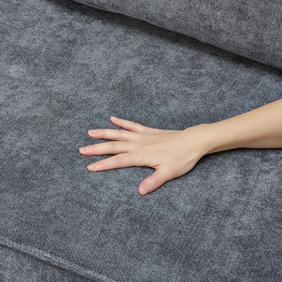 背もたれの角度が6段階調整可能な布張りマルチソファ(XL12 GY) 7枚目画像