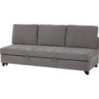 ベッドタイプ 3人用ソファ 布張りタイプ(ノアーク3 DGY) 1枚目画像