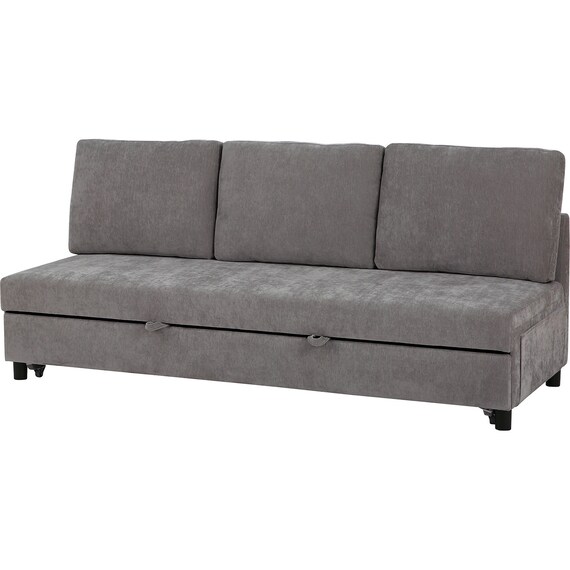 ベッドタイプ 3人用ソファ 布張りタイプ(ノアーク3 DGY) 1枚目画像