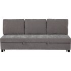 ベッドタイプ 3人用ソファ 布張りタイプ(ノアーク3 DGY) 7枚目画像