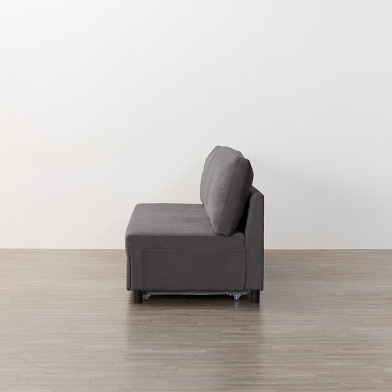 ベッドタイプ 3人用ソファ 布張りタイプ(ノアーク3 DGY) 10枚目画像