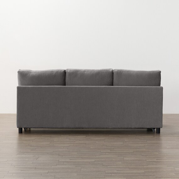 ベッドタイプ 3人用ソファ 布張りタイプ(ノアーク3 DGY) 11枚目画像