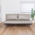 肘無し3人掛けソファ 本革(一部合成皮革)タイプ(KKS04 A-DGY)【島忠ホームズ商品】 9枚目画像