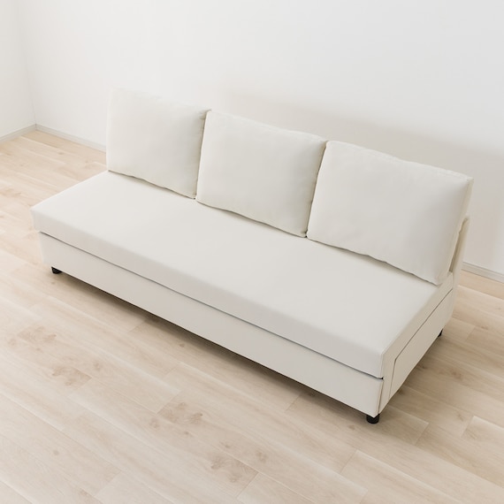 傷・汚れに強い ベッドタイプ 3人用ソファ合皮タイプ (ノアーク3 Nシールド IV) 3枚目画像