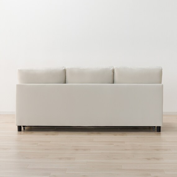 傷・汚れに強い ベッドタイプ 3人用ソファ合皮タイプ (ノアーク3 Nシールド IV) 8枚目画像