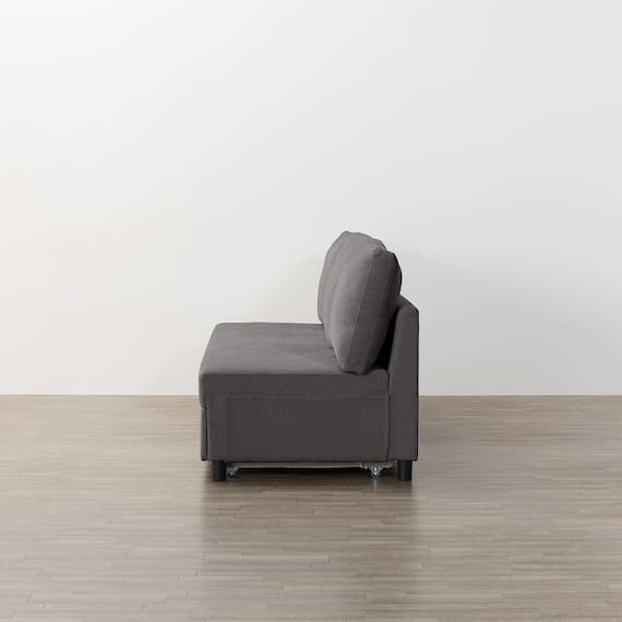 ベッドタイプ 3人用ソファ 布張りタイプ(ノアーク3 撥水加工 DGY) 10枚目画像