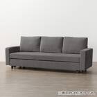 ベッドタイプ 3人用ソファ 布張りタイプ(ノアーク3 撥水加工 DGY) 12枚目画像