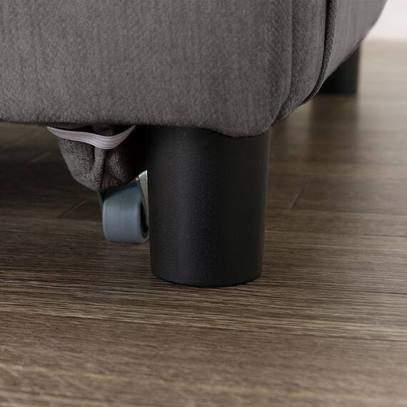 ベッドタイプ 3人用ソファ 布張りタイプ(ノアーク3 撥水加工 DGY) 13枚目画像