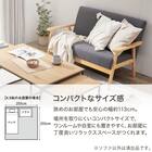 コンパクトソファ 布張りタイプ (KP511 GY) 3枚目画像