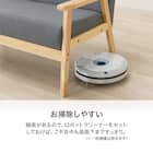 コンパクトソファ 布張りタイプ (KP511 GY) 5枚目画像