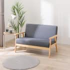 コンパクトソファ 布張りタイプ (KP511 GY) 8枚目画像