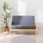 コンパクトソファ 布張りタイプ (KP511 GY) 9枚目画像