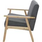 コンパクトソファ 布張りタイプ (KP511 GY) 4枚目画像