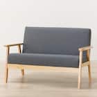 コンパクトソファ 布張りタイプ (KP511 GY) 10枚目画像