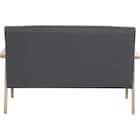 コンパクトソファ 布張りタイプ (KP511 GY) 5枚目画像