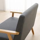 コンパクトソファ 布張りタイプ (KP511 GY) 15枚目画像