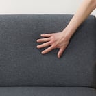 コンパクトソファ 布張りタイプ (KP511 GY) 16枚目画像