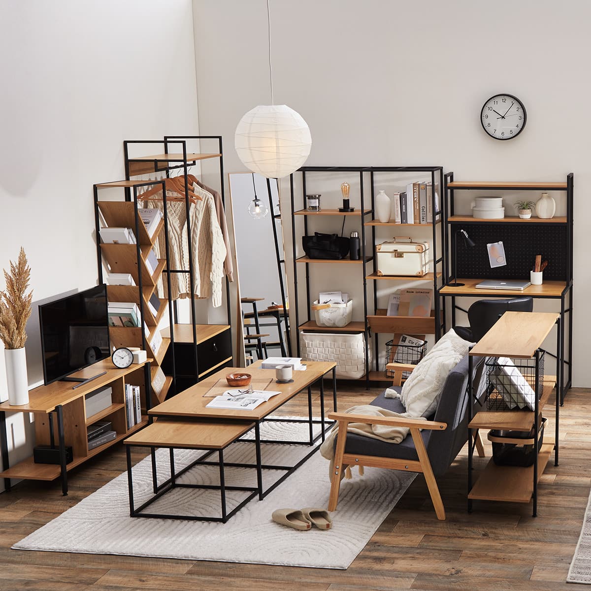 コンパクトソファ 布張りタイプ (KP511 GY) | ニトリネット【公式