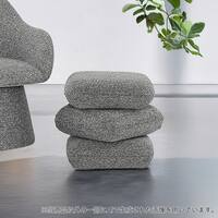 スツール 布張りタイプ (WY01 LGY)