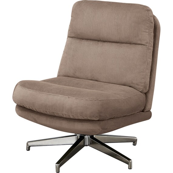 アクセントチェア 布張りタイプ(VA01 BR) 1枚目画像