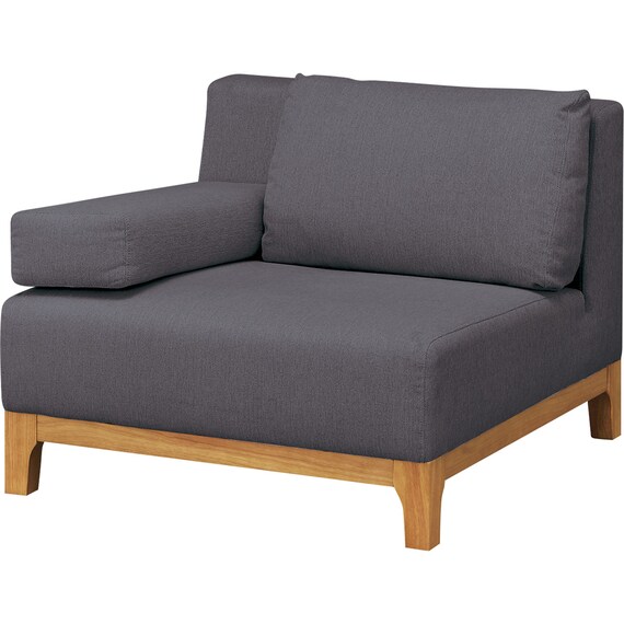 1人掛けソファ 布張りタイプ(SK8651 GY) 1枚目画像