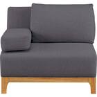 1人掛けソファ 布張りタイプ(SK8651 GY) 2枚目画像