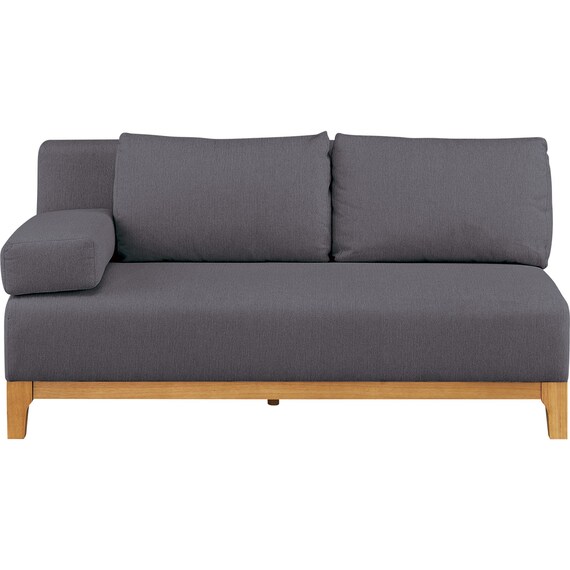 2人掛けソファ 布張りタイプ(SK8651 GY) 2枚目画像