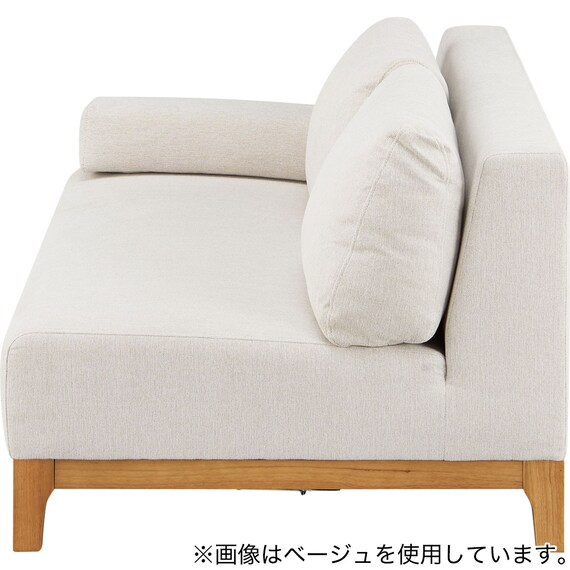 2人掛けソファ 布張りタイプ(SK8651 GY) 3枚目画像