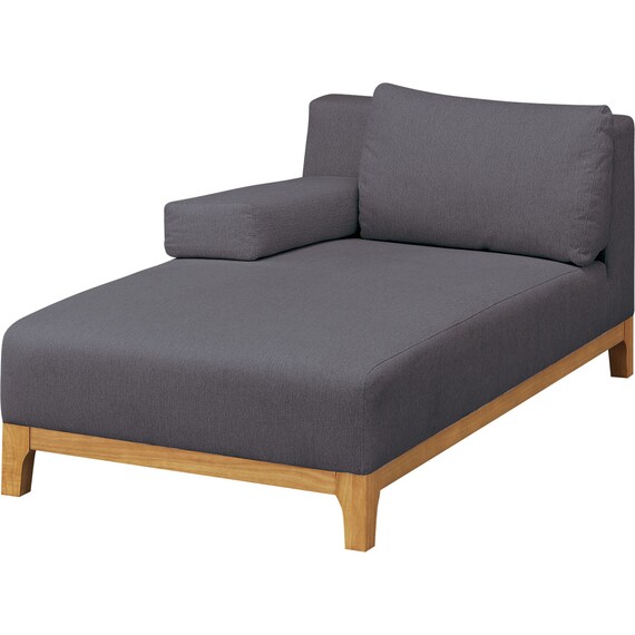 カウチソファ 布張りタイプ(SK8651 GY) 1枚目画像