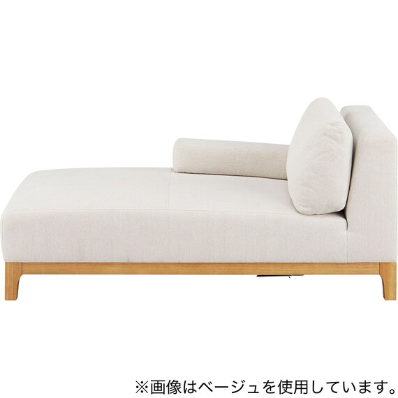 カウチソファ 布張りタイプ(SK8651 GY) 3枚目画像