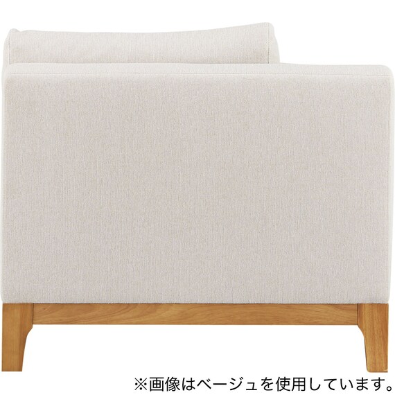 カウチソファ 布張りタイプ(SK8651 GY) 4枚目画像