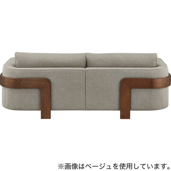 3人掛けソファ 布張りタイプ(MF01 GY) 4枚目画像