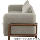 3人掛けソファ 布張りタイプ(MF02 GY) 4枚目画像