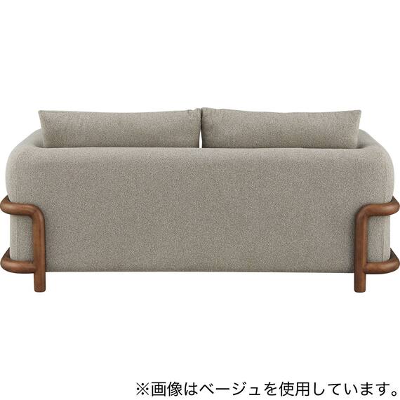 3人掛けソファ 布張りタイプ(MF02 GY) 5枚目画像