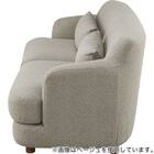 3人掛けソファ 布張りタイプ(MF03 GY) 3枚目画像