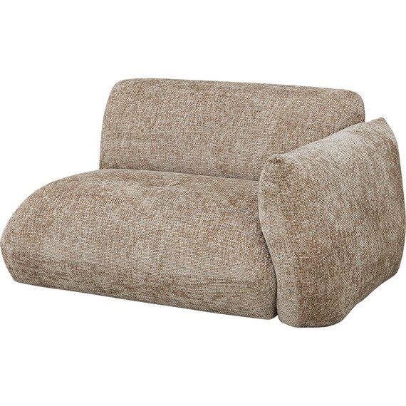 左肘1人掛けソファ 布張りタイプ(MF04 BE) 1枚目画像