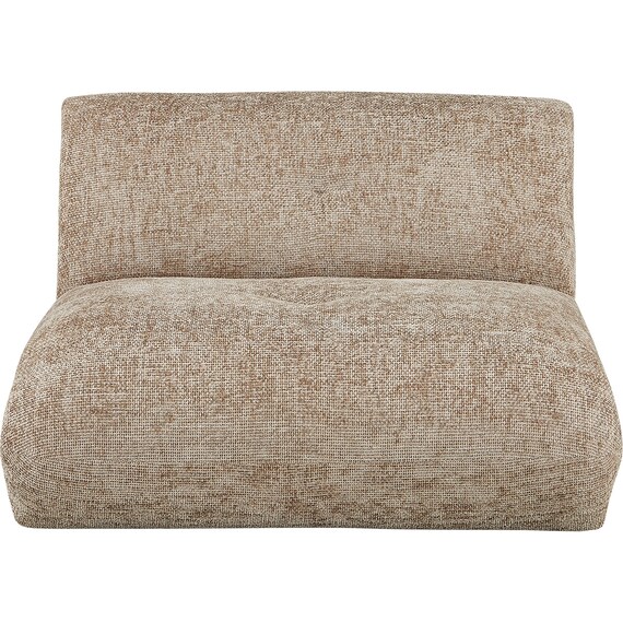 アームレス1人掛けソファ 布張りタイプ(MF04 BE) 2枚目画像