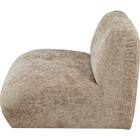 アームレス1人掛けソファ 布張りタイプ(MF04 BE) 3枚目画像