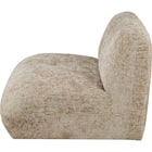 アームレス1人掛けソファ 布張りタイプ(MF04 BE) 3枚目画像