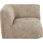 コーナー1人掛けソファ 布張りタイプ(MF04 BE) 2枚目画像