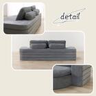 ソファベッド 布張りタイプ (BX05 GY) 6枚目画像