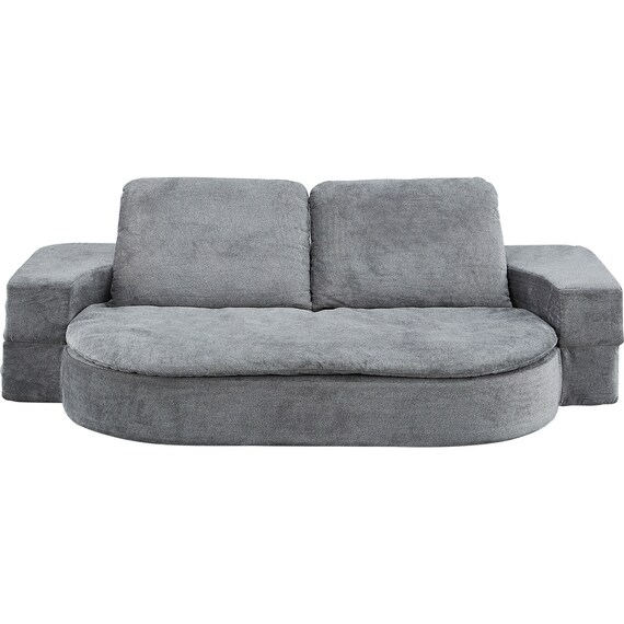 ソファベッド 布張りタイプ (BX05 GY) 7枚目画像