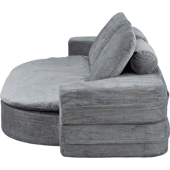 ソファベッド 布張りタイプ (BX05 GY) 8枚目画像