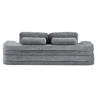 ソファベッド 布張りタイプ (BX05 GY) 9枚目画像