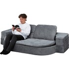 ソファベッド 布張りタイプ (BX05 GY) 17枚目画像