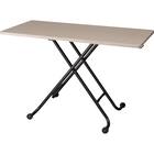 昇降センターテーブル (ライザN GW/BK) 1枚目画像